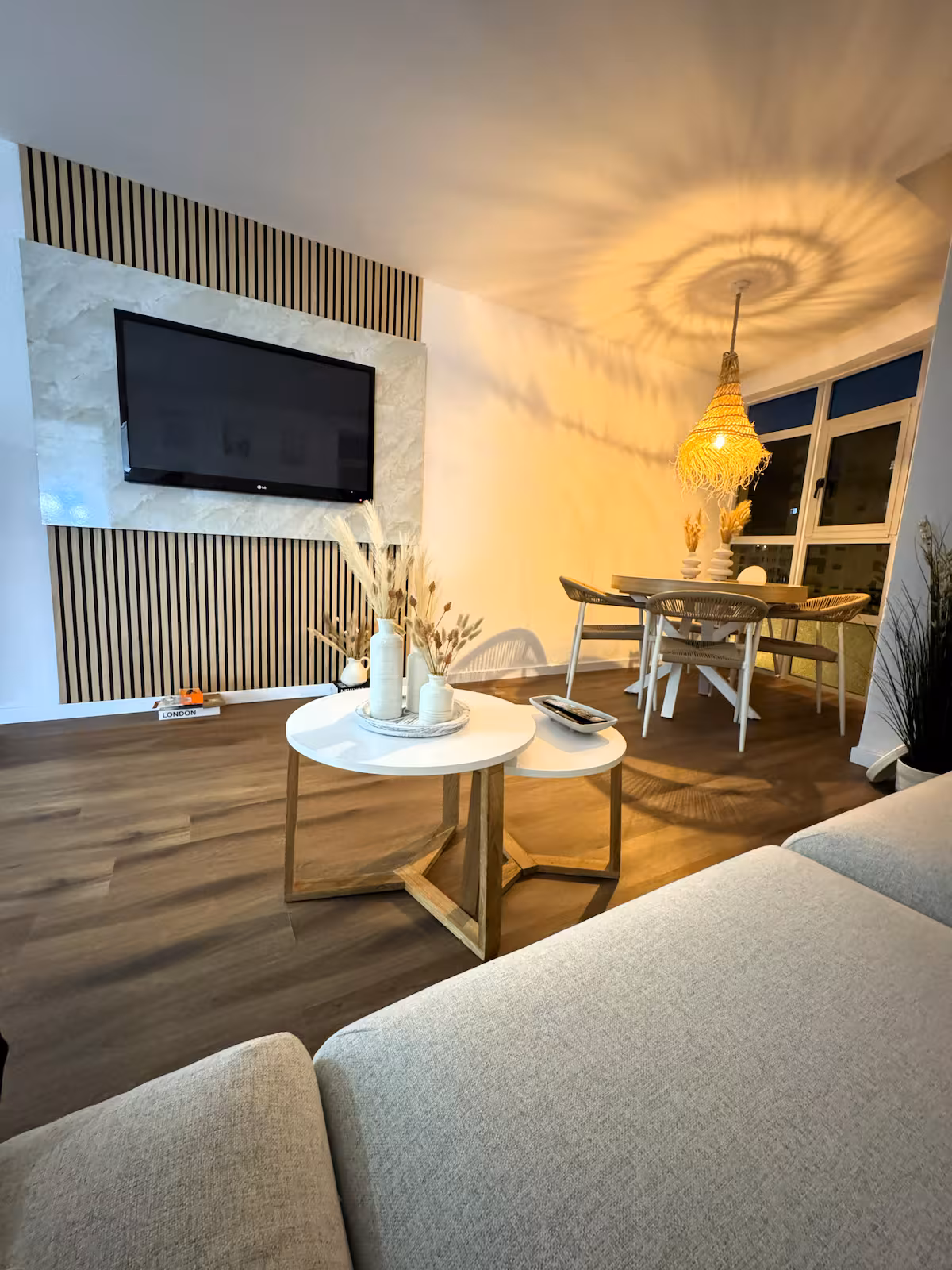 Sala de estar confortável